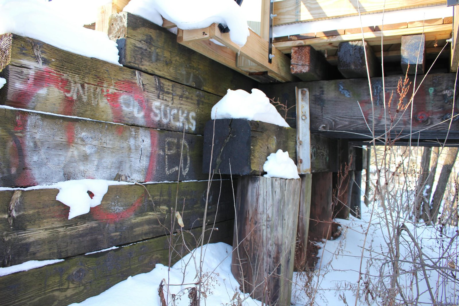 West abutment